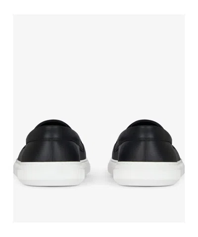 Givenchy Slip-on Brogues With Elasticated Side Panels In Black