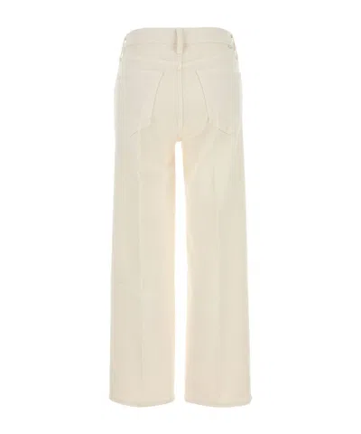 Mother Stretch Denim The Rambler Trousers In Nude