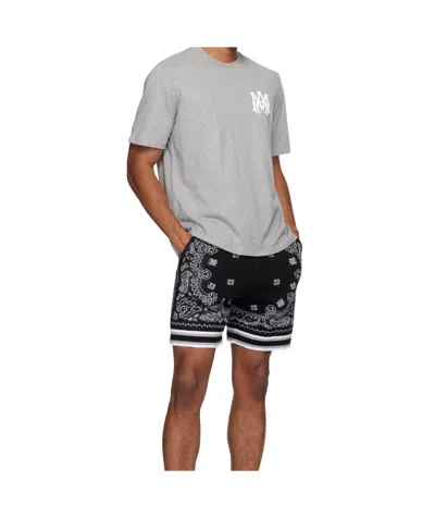 Amiri Ma Cotton Jersey T-shirt In Grey