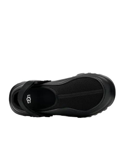 Ugg Adjustable Back Strap Clogs With Mesh Upper In Black