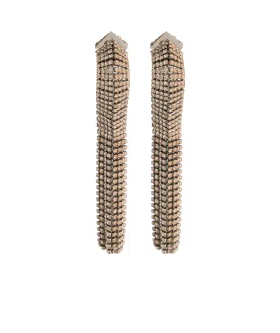 Rabanne Pendant Earrings In Yellow