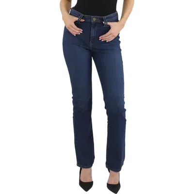 LOLA KATE WOMENS POCKET DENIM STRAIGHT LEG JEANS 