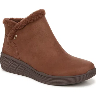 Ryka Nimbus Womens Faux Fur Faux Suede Booties In Multi