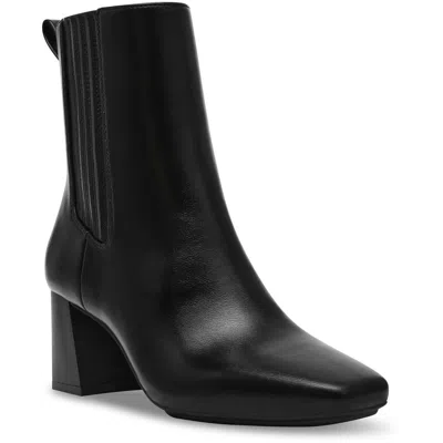 Anne Klein Akalisia Womens Flex Fit Manmade Ankle Boots In Black