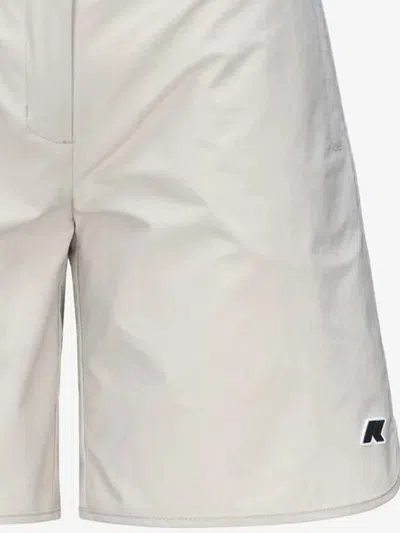 K-way K Way Hiky Shorts In White