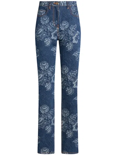 Etro Jeans Im Regular Fit Mit Jacquardmuster In S9090
