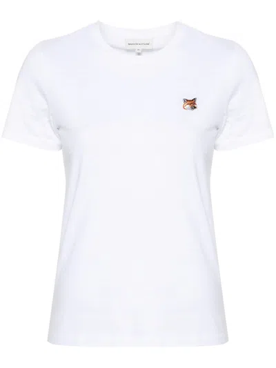 Maison Kitsuné T-shirt With Speedy Fox Application In White P100