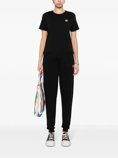 Maison Kitsuné T-shirt With Speedy Fox Application In White P100