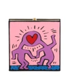 OLYMPIA LE-TAN X KEITH HARING LOVE BOOK CLUTCH,P00204338