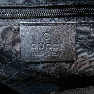 Pre-owned Gucci Sherry Line Black Canvas Handbag Shoulder Bag ()