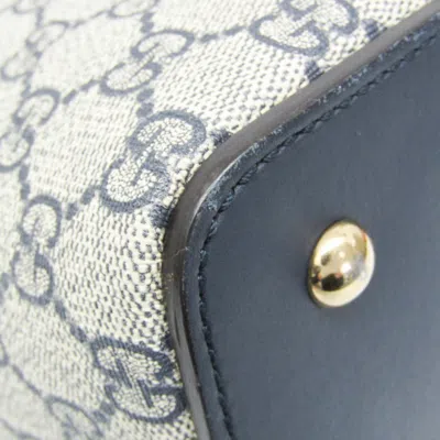 Pre-owned Gucci Supreme Gg Navy Canvas Tote Bag ()