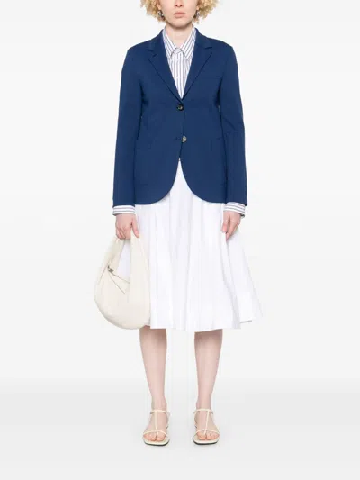 Harris Wharf London Single-breasted Blazer Jacket In Blue