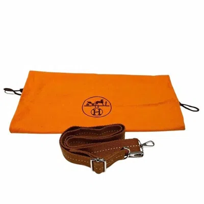 Pre-owned Hermes Brown Leather Handbag Shoulder Bag ()