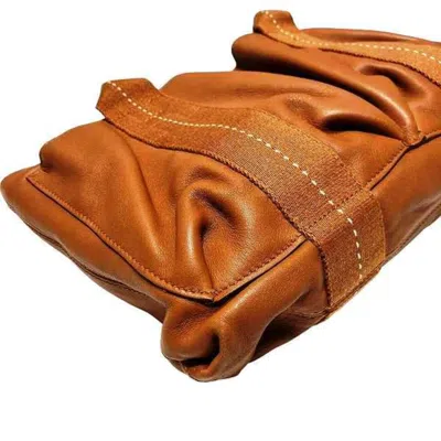 Pre-owned Hermes Brown Leather Handbag Shoulder Bag ()