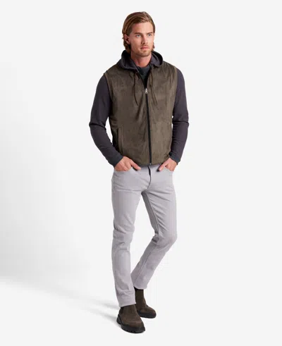 Kenneth Cole Reversible Water-resistant Vest In Brown