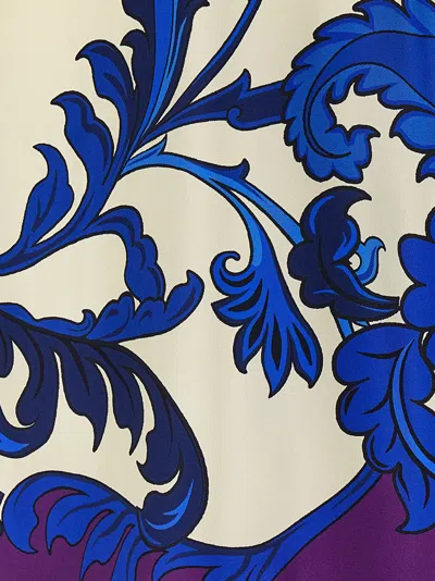 Etro Paisley Print Maxi Shirt In Multi