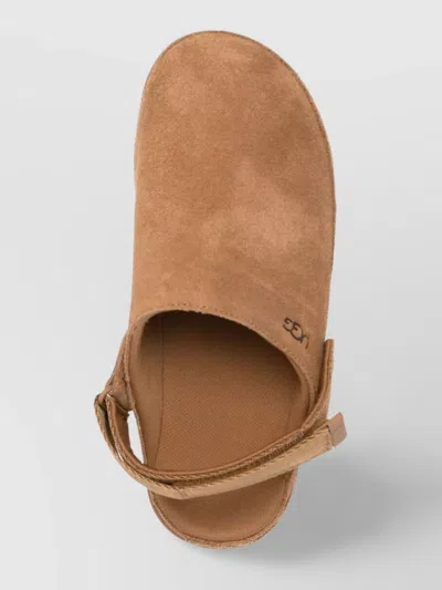 Ugg Biscuit Suede Goldenstar Slippers In Neutrals
