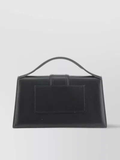 Jacquemus The Structured Top Handle Cross-body In Grey