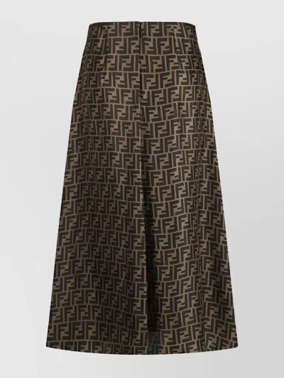 Fendi Skirt In Brown