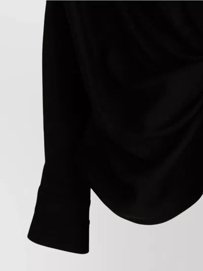 Jacquemus Black La Chemise Bahia Long-sleeve Shirt In Purple