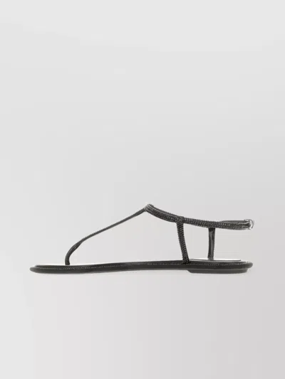 René Caovilla Rene Caovilla Elegant Flats For The Modern Woman In Black