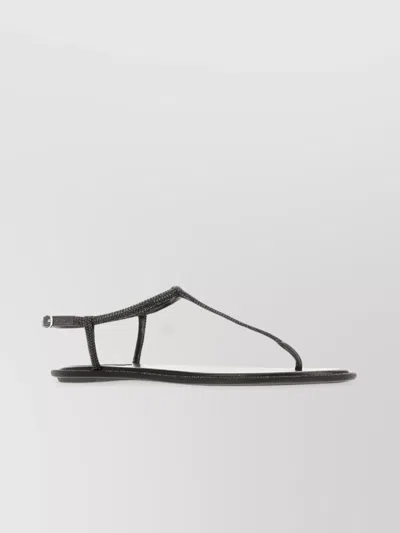 René Caovilla Rene Caovilla Elegant Flats For The Modern Woman In Black