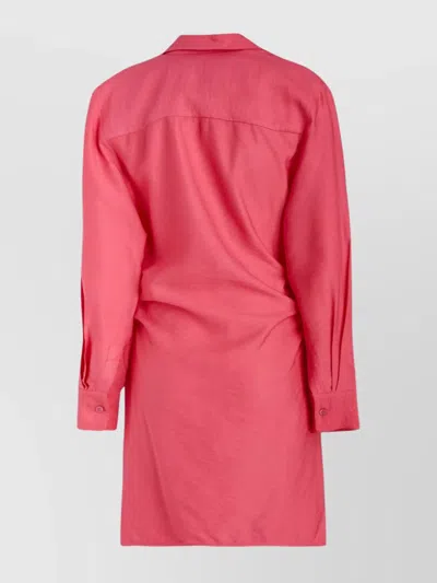 Jacquemus Pink Bahia Mini Dress In Pink