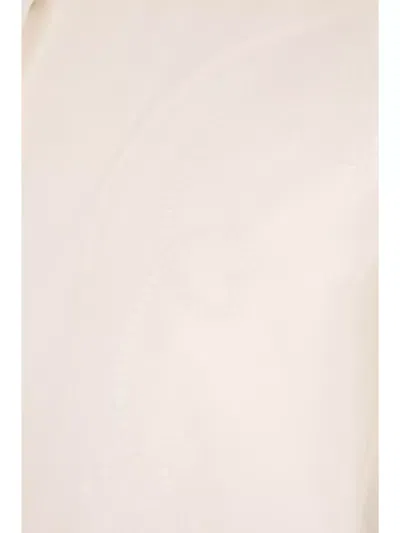 Chloé Cotton Blouse With Embroidered Patterns And Puff Sleeves In Neutrals