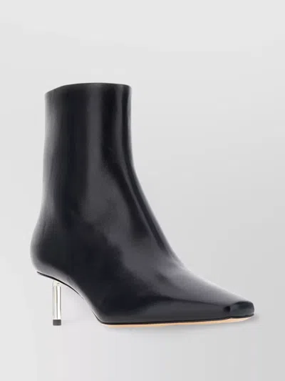 Off-white Off White Allen Boots Women Leather Black In Black