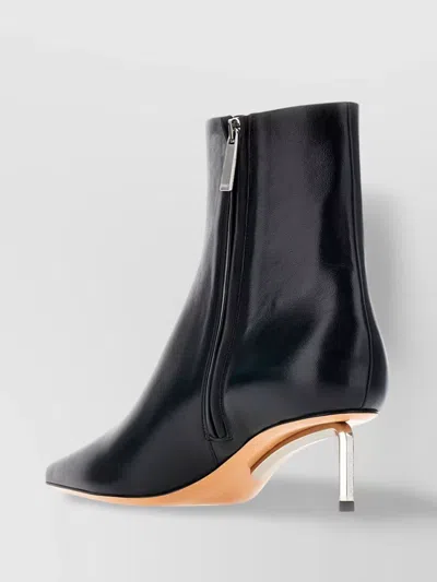 Off-white Off White Allen Boots Women Leather Black In Black