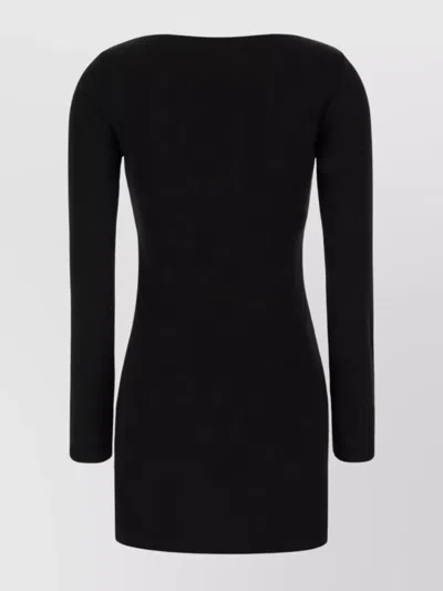 Dsquared2 Women Black Cotton Stretch Suit In Black