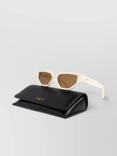 Golden Goose Curved Tips Rectangular Frame Sunglasses