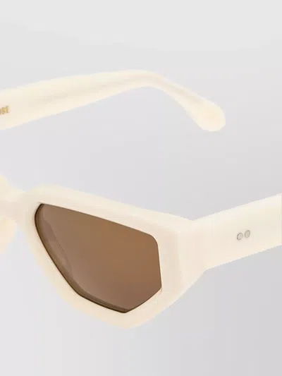 Golden Goose Curved Tips Rectangular Frame Sunglasses