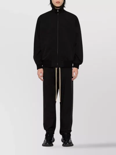 Fear Of God Black Nylon And Cotton Jogging Trousers