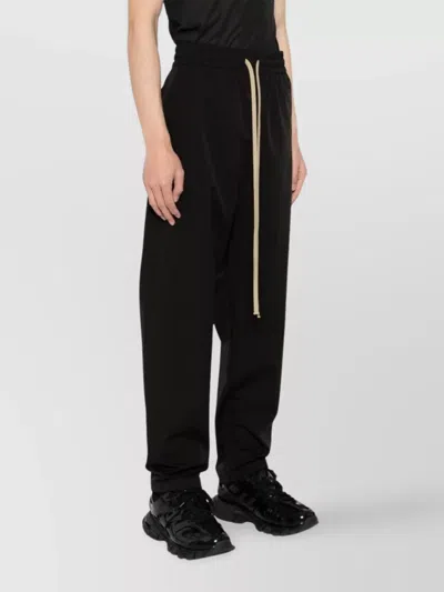Fear Of God Black Nylon And Cotton Jogging Trousers