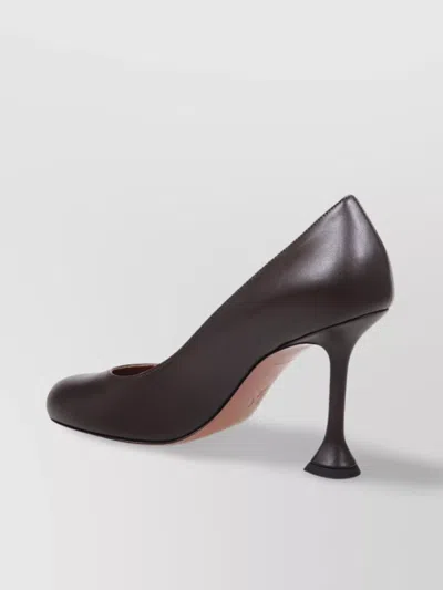 Amina Muaddi Iris Pump 95 Nappa Black 95 Mm Mini Irispump95 Blk In Black