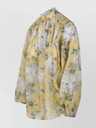 Zimmermann Blouse With Floral Pattern