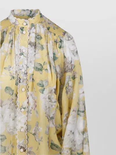 Zimmermann Blouse With Floral Pattern