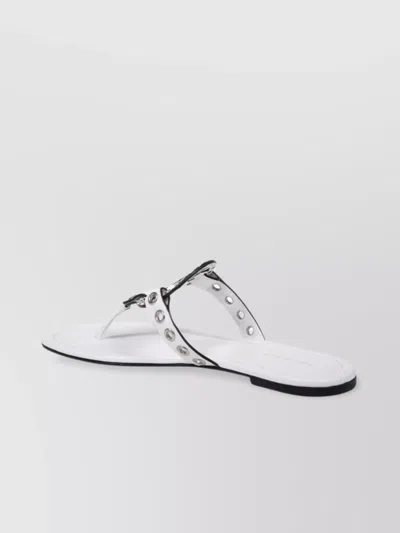 Tory Burch Eyelet Stud Flat Sole Sandal