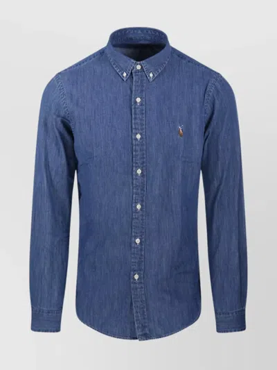 Ralph Lauren Collared Shirt With Long Cuffed Sleeves