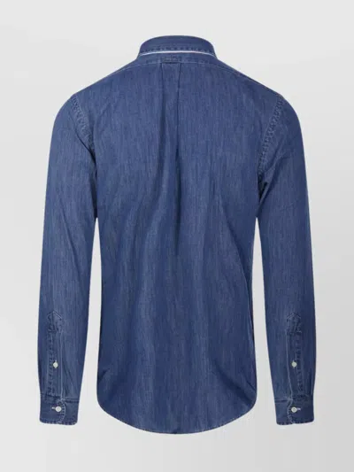 Ralph Lauren Collared Shirt With Long Cuffed Sleeves