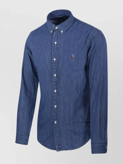 Ralph Lauren Collared Shirt With Long Cuffed Sleeves