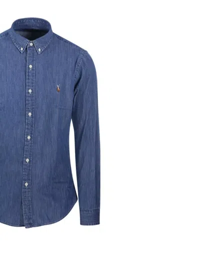 Ralph Lauren Collared Shirt With Long Cuffed Sleeves