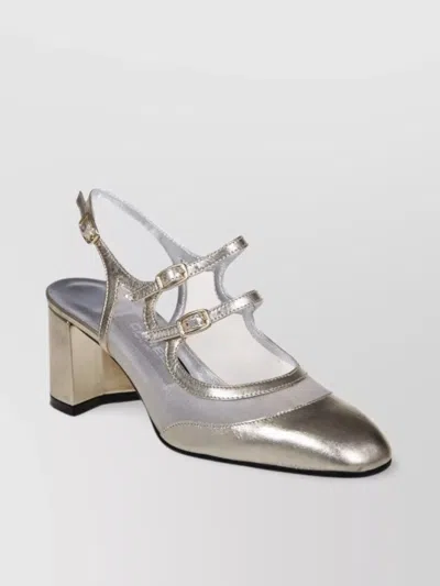 Carel Calf Mesh Sling Back Bananight