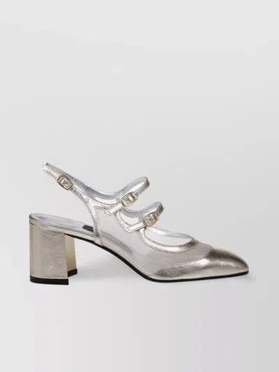 Carel Calf Mesh Sling Back Bananight