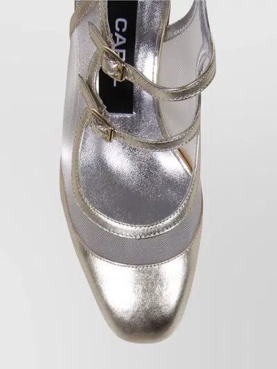 Carel Calf Mesh Sling Back Bananight