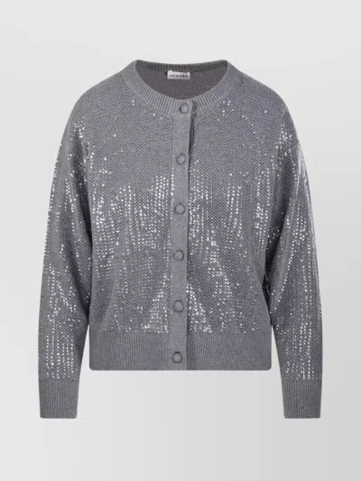 P.a.r.o.s.h Parosh Shimmering Sequin-embellished Cardigan With Relaxed Fit