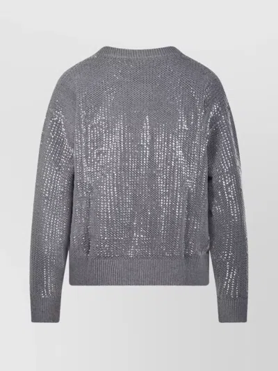 P.a.r.o.s.h Parosh Shimmering Sequin-embellished Cardigan With Relaxed Fit