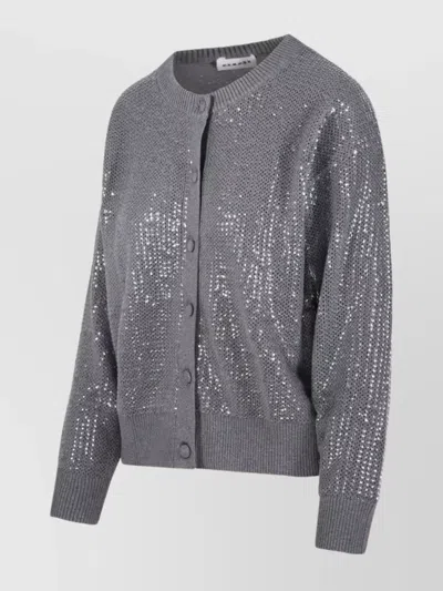 P.a.r.o.s.h Parosh Shimmering Sequin-embellished Cardigan With Relaxed Fit