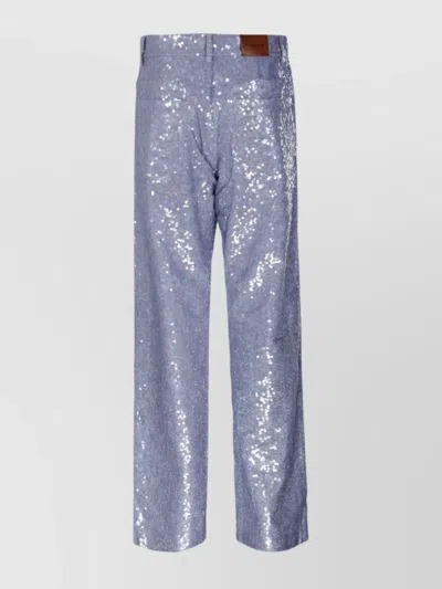 P.a.r.o.s.h Parosh Straight-leg Jeans With Sequin Detailing